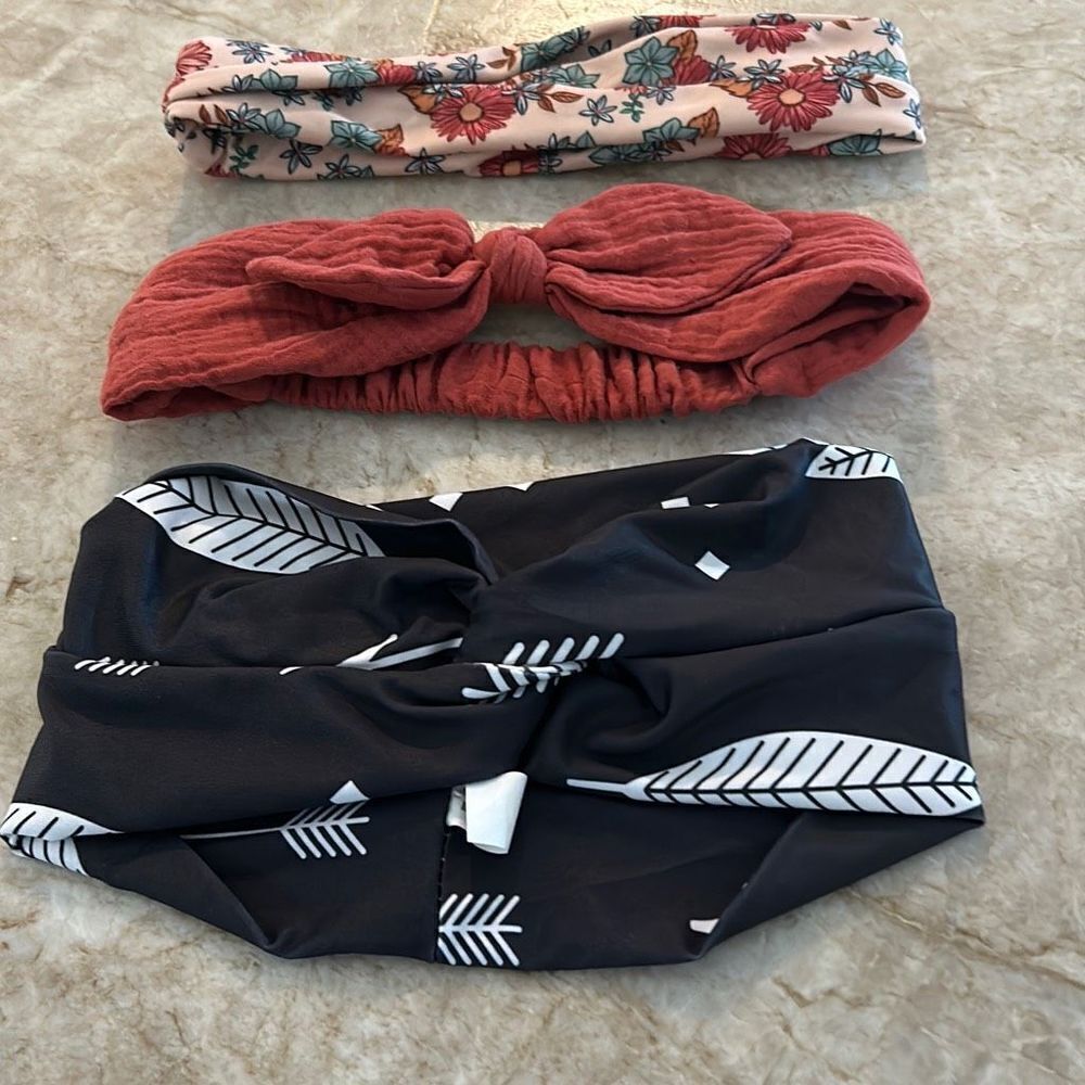 3  Fabric Headbands